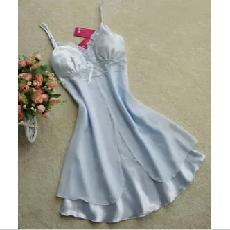1Pc New Sale Women's Lace Lingerie Nightgown Babydoll Strap Sleepwear Sleepshirts