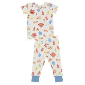 Angel Dear Short-Sleeve Pajama Set BBQ Buddies