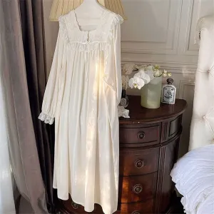 Anne of Avonlea, White Cotton Nightdress (S-XL)