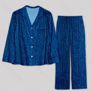 Binary Computer 1s and 0s Blue Pajamas Set