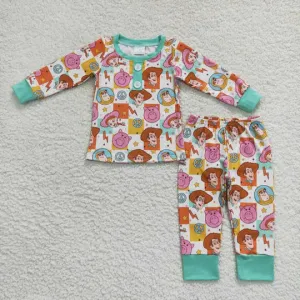 BLP0279 boy cartoon screen lounge wear sets