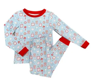 James & Lottie Two Piece Boys Letters to Santa Jammies