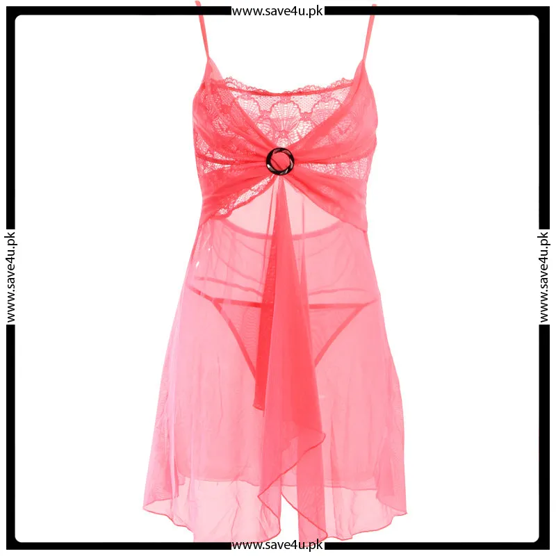 Ladies Soft Mesh Short Babydoll Lingerie Nightwear