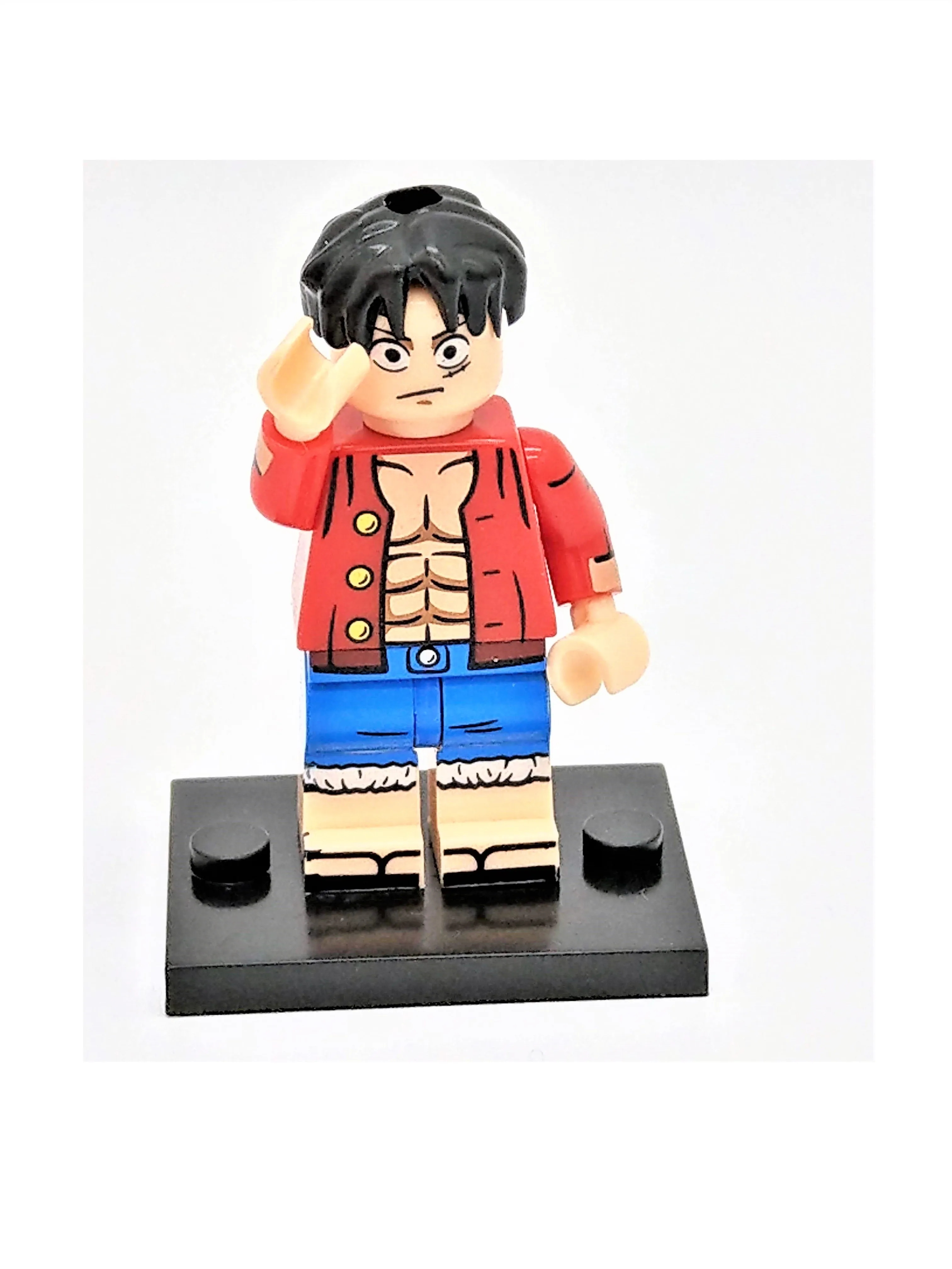 Luffy One Piece Building Block Toy (With two different faces)