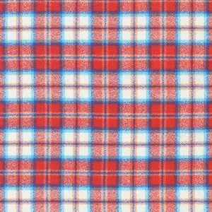 Mammoth Junior Flannel in Red by Robert Kaufman