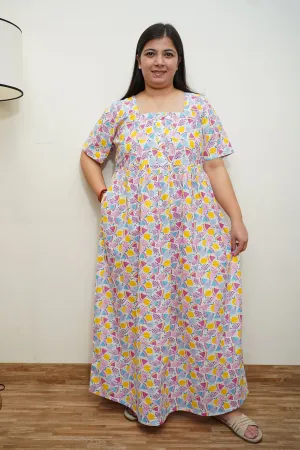 Melon Magic Cotton Night Gown