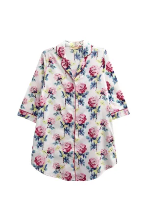 Plus Size La Cera Long Sleeve Nightshirt