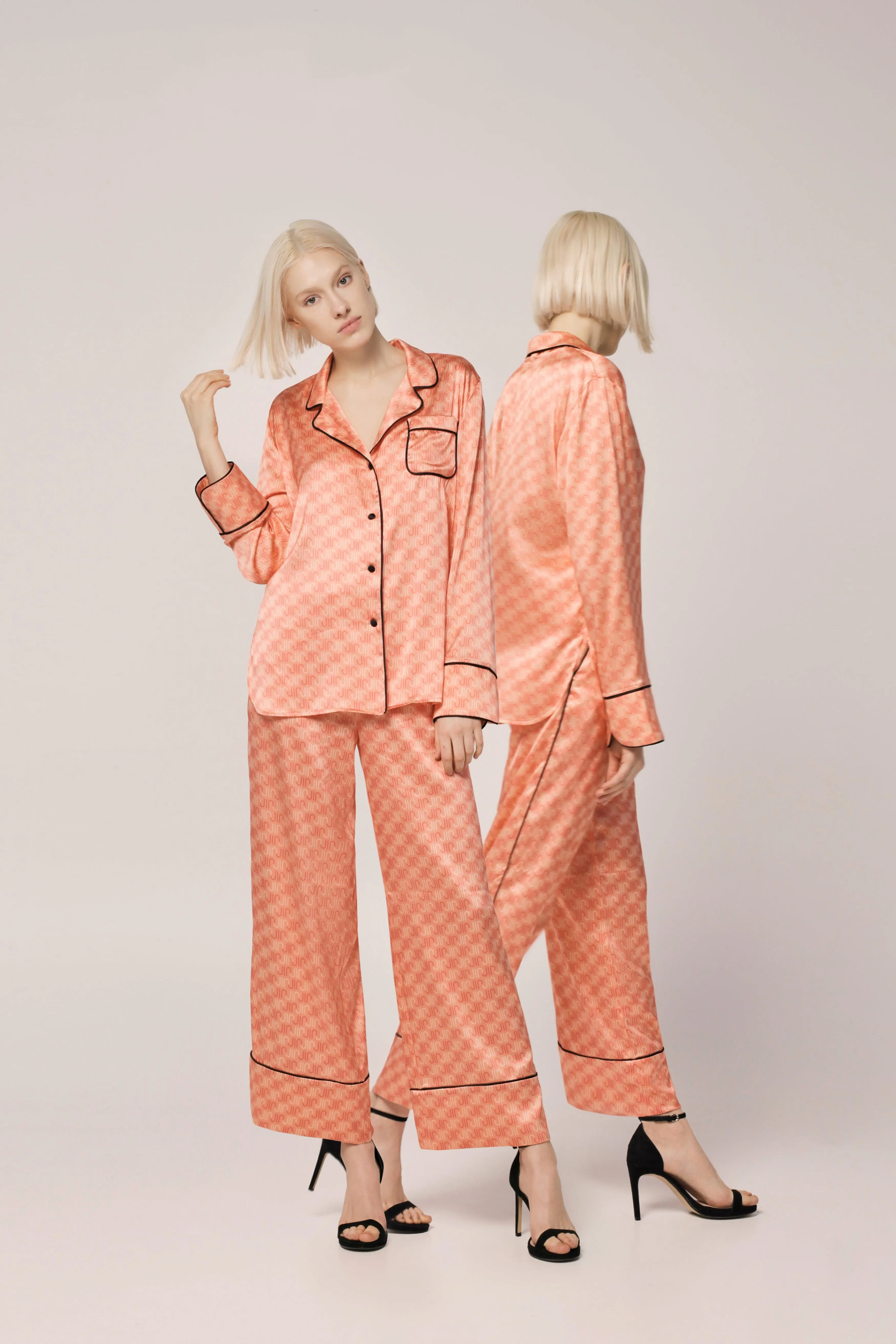 PRINT by JIA SILK PAJAMAS