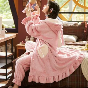 Sweetie Pie  Sleepwear Robe Kawaii Academia Y2K Cottagecore Coquette Fairycore Dollette Princesscore