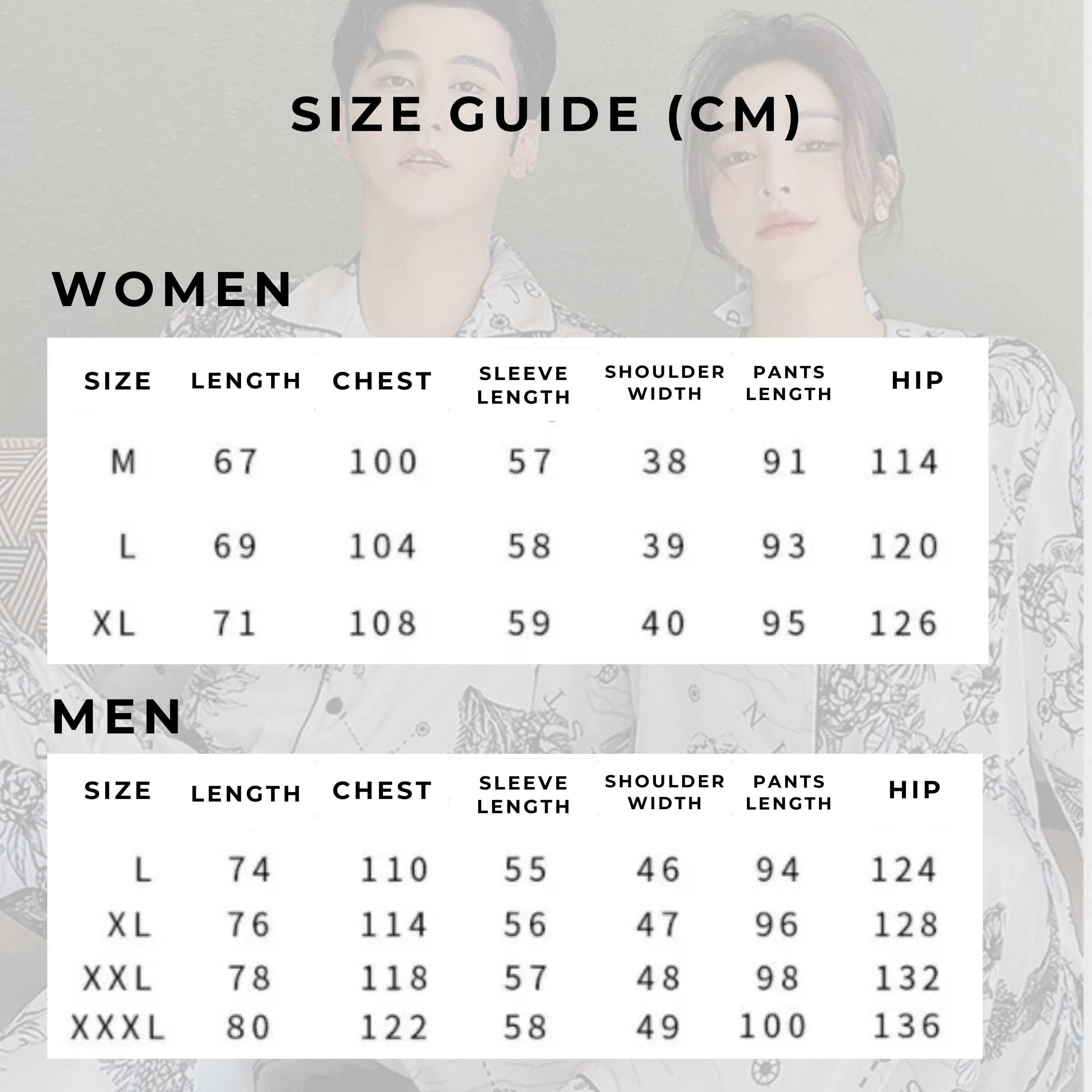 Unisex Casual Soft Couples Pajamas Set