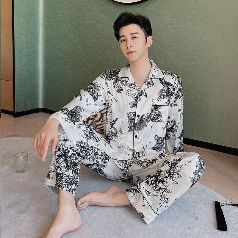 Unisex Casual Soft Couples Pajamas Set