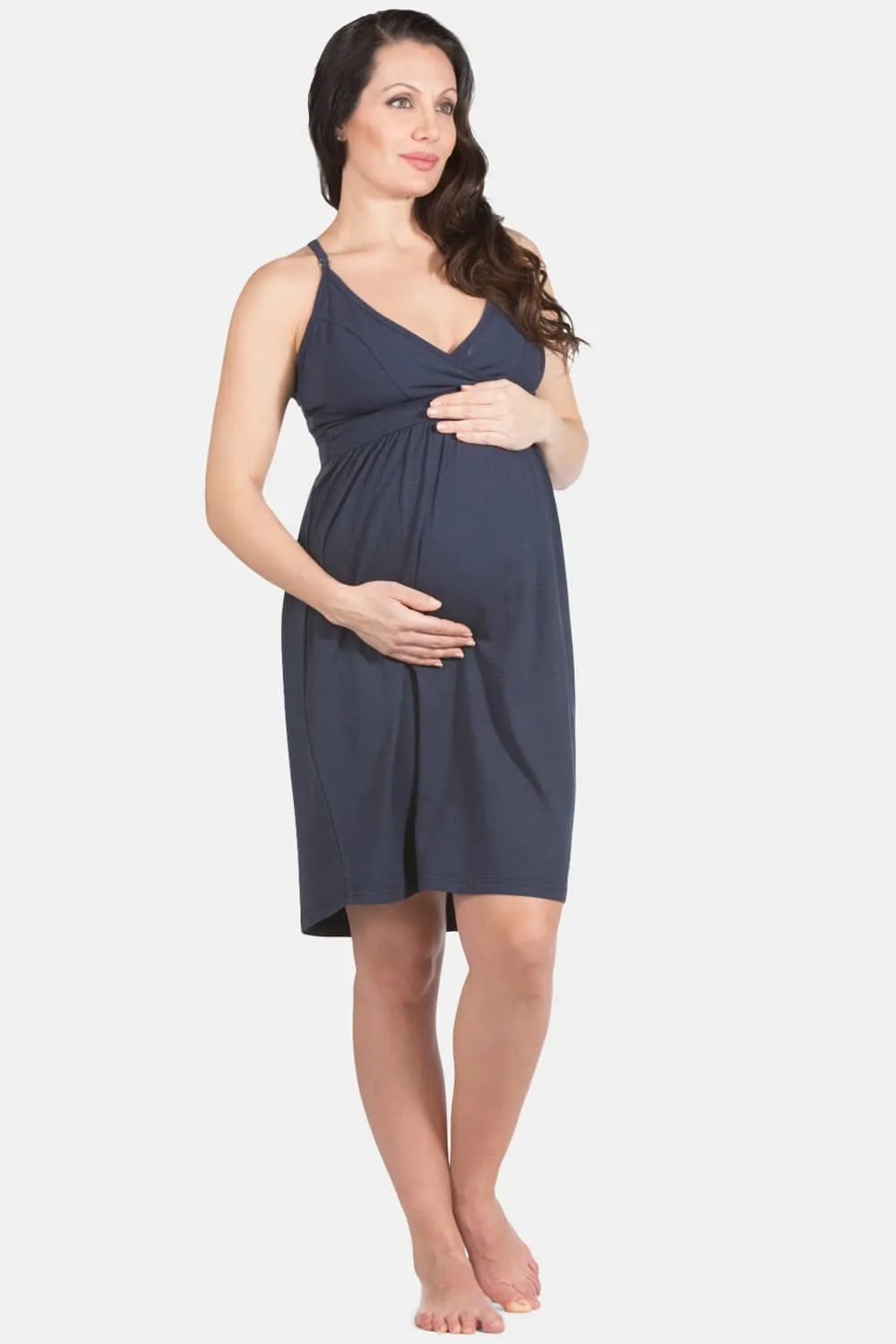 Wireless EcoFabric™ Maternity Nursing Nightgown - OUTLET - FINAL SALE