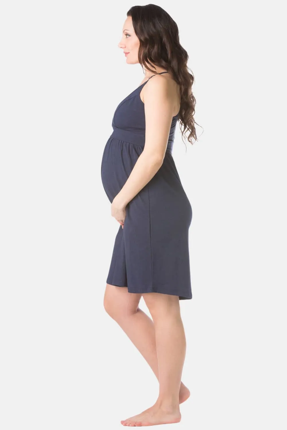 Wireless EcoFabric™ Maternity Nursing Nightgown - OUTLET - FINAL SALE